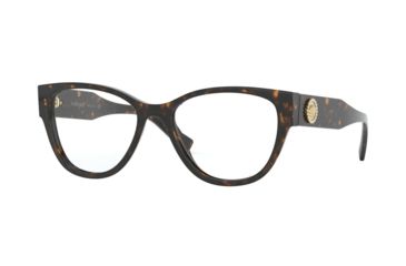 Image of Versace VE3281B Eyeglass Frames 108-51 - Dark Havana