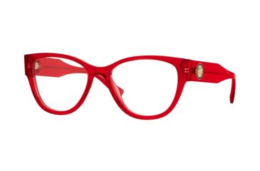 Image of Versace VE3281B Eyeglass Frames 5323-51 - Transparent Red