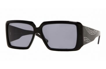 Image of Versace VE4142B Bifocal Sunglasses Shiny Black Frame w/ 57 mm Diameter Lenses, GB1-87-5712