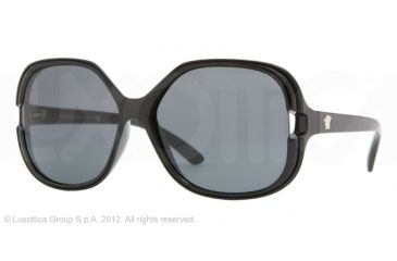 Image of Versace VE4206 Progressive Prescription Sunglasses VE4206-GB1-87-58 - Lens Diameter 58 mm, Lens Diameter 58 mm, Frame Color Black