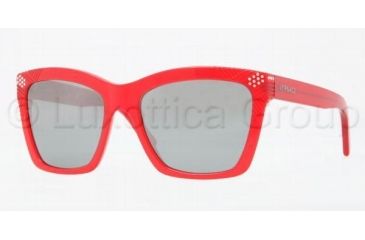 Image of Versace VE4213B Progressive Prescription Sunglasses VE4213B-938-6G-5617 - Lens Diameter 56 mm, Frame Color Red Gray