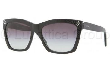 Image of Versace VE4213B Progressive Prescription Sunglasses VE4213B-GB1-8G-5617 - Frame Color Black, Lens Diameter 56 mm