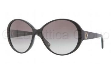 Image of Versace VE4239 Sunglasses GB1/11-5815 - Black Frame, Gray Gradient Lenses