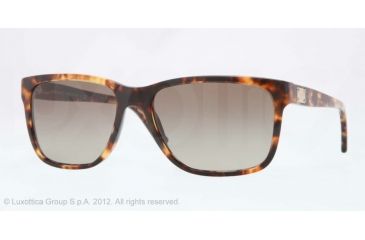 Image of Versace VE4249 Sunglasses 954/13-58 - Striped Havana Frame, Brown Gradient Lenses
