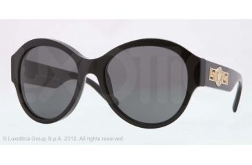 Image of Versace VE4254 Progressive Prescription Sunglasses VE4254-GB1-87-57 - Lens Diameter 57 mm, Frame Color Black