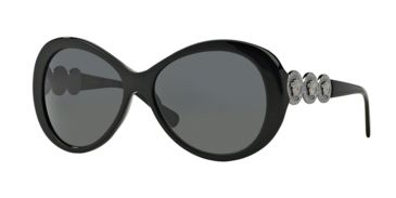 Image of Versace VE4256B Bifocal Prescription Sunglasses VE4256B-GB1-87-58 - Lens Diameter 58 mm, Frame Color Black
