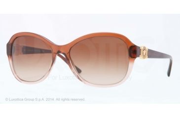 Image of Versace VE4262 Progressive Prescription Sunglasses VE4262-509113-57 - Lens Diameter 57 mm, Frame Color Opal Beige/beige Transp