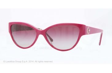 Image of Versace VE4263 Single Vision Prescription Sunglasses VE4263-50864Q-57 - Lens Diameter 57 mm, Frame Color Fuxia/baroque
