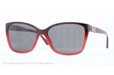 Image of Versace VE4268B Single Vision Prescription Sunglasses VE4268B-507587-57 - Lens Diameter 57 mm, Frame Color Dark Red/red Transp