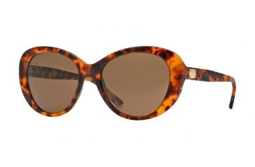 Image of Versace VE4273 Sunglasses 507473-56 - Havana Frame, Brown Lenses