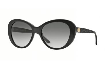Image of Versace VE4273 Sunglasses GB1/8G-56 - Black Frame, Gray Gradient Lenses