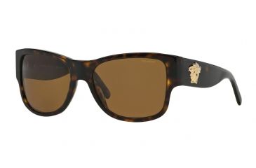 Image of Versace VE4275 Single Vision Prescription Sunglasses VE4275-108-83-58 - Lens Diameter 58 mm, Frame Color Havana