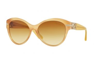 Image of Versace VE4283B Progressive Prescription Sunglasses VE4283B-640-2L-57 - Lens Diameter 57 mm, Frame Color Striped Honey