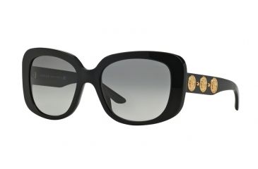 Image of Versace VE4284 Single Vision Prescription Sunglasses VE4284-GB1-11-56 - Lens Diameter 56 mm, Frame Color Black