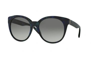 Image of Versace VE4286 Sunglasses 512711-57 - Blue Marbled Green Frame, Grey Gradient Lenses