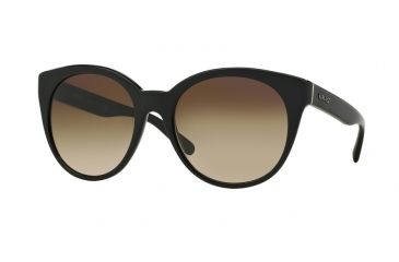 Image of Versace VE4286 Sunglasses GB1/13-57 - Black Frame, Brown Gradient Lenses