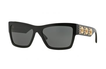 Image of Versace VE4289 Progressive Prescription Sunglasses VE4289-GB1-87-58 - Lens Diameter 58 mm, Frame Color Black