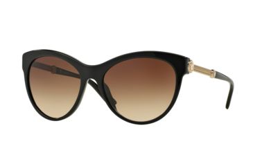 Image of Versace VE4292 Single Vision Prescription Sunglasses VE4292-GB1-13-57 - Lens Diameter 57 mm, Frame Color Black