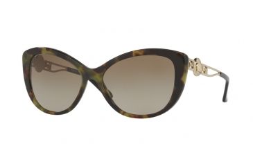 Image of Versace VE4295 Single Vision Prescription Sunglasses VE4295-518313-57 - Lens Diameter 57 mm, Frame Color Avana Military