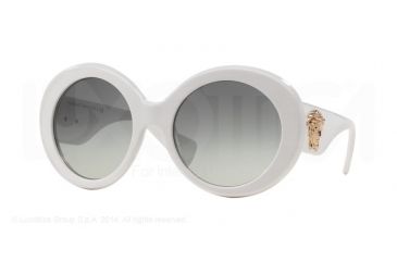Image of Versace VE4298 Single Vision Prescription Sunglasses VE4298-404-11-55 - Lens Diameter 55 mm, Frame Color White