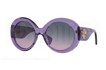 Image of Versace VE4298 Single Vision Prescription Sunglasses VE4298-516090-55 - Lens Diameter 55 mm, Frame Color Transparent Violet