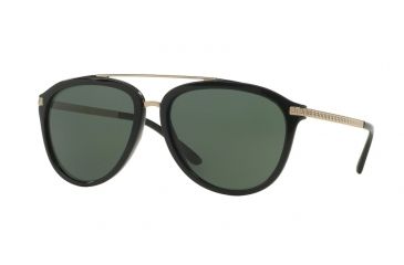 Image of Versace VE4299 Single Vision Prescription Sunglasses VE4299-GB1-71-58 - Lens Diameter 58 mm, Frame Color Black