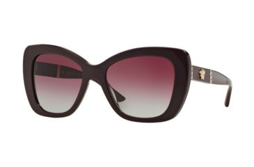 Image of Versace VE4305Q Progressive Prescription Sunglasses VE4305Q-50664Q-54 - Lens Diameter 54 mm, Frame Color Eggplant