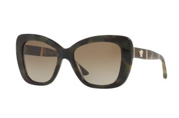 Image of Versace VE4305Q Progressive Prescription Sunglasses VE4305Q-518313-54 - Lens Diameter 54 mm, Frame Color Avana Military