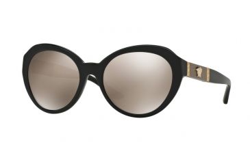 Image of Versace VE4306Q Progressive Prescription Sunglasses VE4306Q-GB1-5A-56 - Lens Diameter 56 mm, Frame Color Black