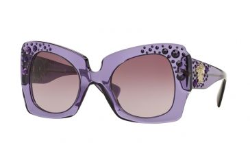 Image of Versace VE4308B Single Vision Prescription Sunglasses VE4308B-51608H-52 - Lens Diameter 52 mm, Frame Color Transparent Violet