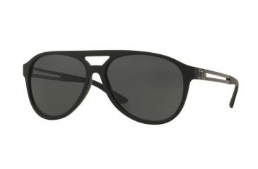Image of Versace VE4312 Progressive Prescription Sunglasses VE4312-514187-60 - Lens Diameter 60 mm, Frame Color Black Rubber