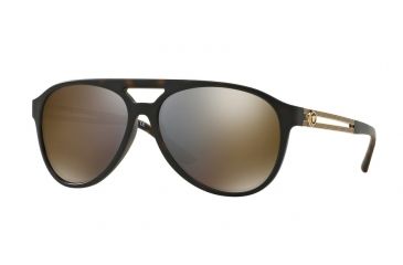 Image of Versace VE4312 Progressive Prescription Sunglasses VE4312-51814T-60 - Lens Diameter 60 mm, Frame Color Matte Havana