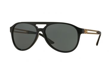 Image of Versace VE4312 Progressive Prescription Sunglasses VE4312-GB1-71-60 - Lens Diameter 60 mm, Frame Color Black