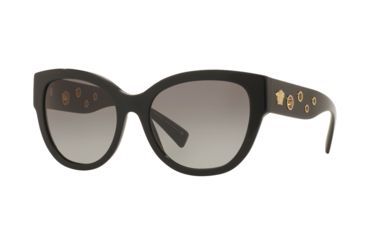 Image of Versace VE4314 Single Vision Prescription Sunglasses VE4314-GB1-11-56 - Lens Diameter 56 mm, Frame Color Black