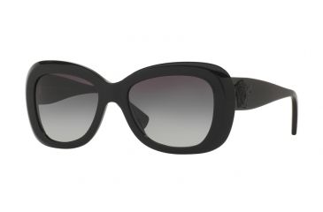 Image of Versace VE4317 Single Vision Prescription Sunglasses VE4317-GB1-8G-54 - Lens Diameter 54 mm, Frame Color Black
