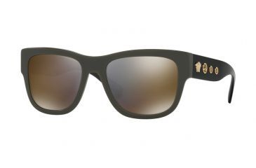Image of Versace VE4319 Single Vision Prescription Sunglasses VE4319-51934T-56 - Lens Diameter 56 mm, Frame Color Green