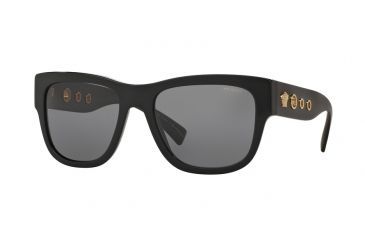 Image of Versace VE4319 Single Vision Prescription Sunglasses VE4319-GB1-81-56 - Lens Diameter 56 mm, Frame Color Black