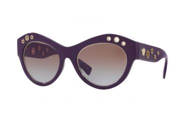Image of Versace VE4320 Progressive Prescription Sunglasses VE4320-518568-54 - Lens Diameter 54 mm, Frame Color Violet
