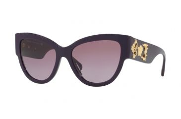 Image of Versace VE4322 Single Vision Prescription Sunglasses VE4322-50648H-55 - Lens Diameter 55 mm, Frame Color Violet