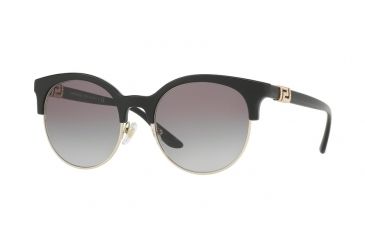 Image of Versace VE4326B Progressive Prescription Sunglasses VE4326B-GB1-11-53 - Lens Diameter 53 mm, Frame Color Black/pale Gold