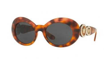 Image of Versace VE4329 Single Vision Prescription Sunglasses VE4329-521487-53 - Lens Diameter 53 mm, Frame Color Havana