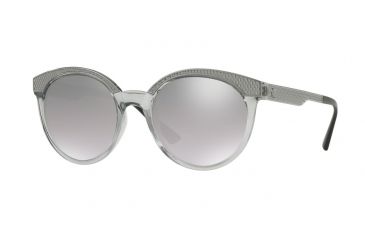 Image of Versace VE4330 Single Vision Prescription Sunglasses VE4330-52066V-53 - Lens Diameter 53 mm, Frame Color Transparent Grey