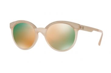 Image of Versace VE4330 Single Vision Prescription Sunglasses VE4330-52074Z-53 - Lens Diameter 53 mm, Frame Color Matte Opal Powder