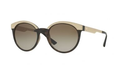 Image of Versace VE4330 Single Vision Prescription Sunglasses VE4330-988-13-53 - Lens Diameter 53 mm, Frame Color Havana