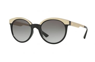 Image of Versace VE4330 Single Vision Prescription Sunglasses VE4330-GB1-11-53 - Lens Diameter 53 mm, Frame Color Black