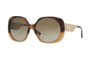 Image of Versace VE4331 Single Vision Prescription Sunglasses VE4331-520513-57 - Lens Diameter 57 mm, Frame Color Havana/light Brown