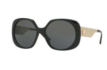 Image of Versace VE4331A Progressive Prescription Sunglasses VE4331A-GB1-87-57 - Lens Diameter 57 mm, Frame Color Black