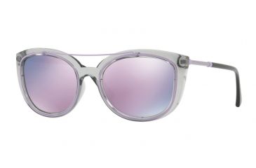 Image of Versace VE4336 Progressive Prescription Sunglasses VE4336-52545R-56 - Lens Diameter 56 mm, Frame Color Transparent Grey