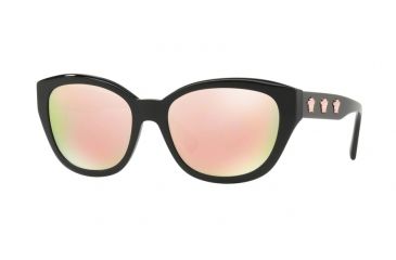 Image of Versace VE4343 Progressive Prescription Sunglasses VE4343-GB1-2Y-56 - Lens Diameter 56 mm, Frame Color Black
