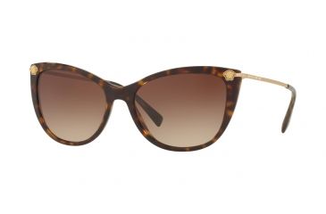 Image of Versace VE4345BA Progressive Prescription Sunglasses, 57mm, Havana, VE4345BA-108-13-57-PRO